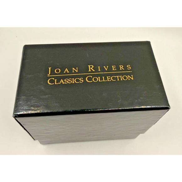 Joan Rivers Cuff Watch, Gold-tone with Purple Croc-Look Embossed Leather Band, - Picture 7 of 7